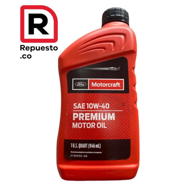 Aceite Para Motor – Premium – 10W40 – Cuarto De Galón