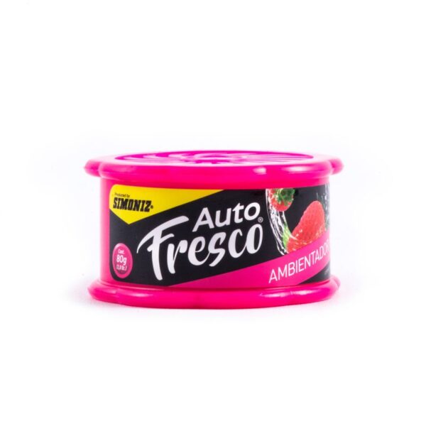 Ambientador en gel – Auto fresco – Fragancia fresa extra duración