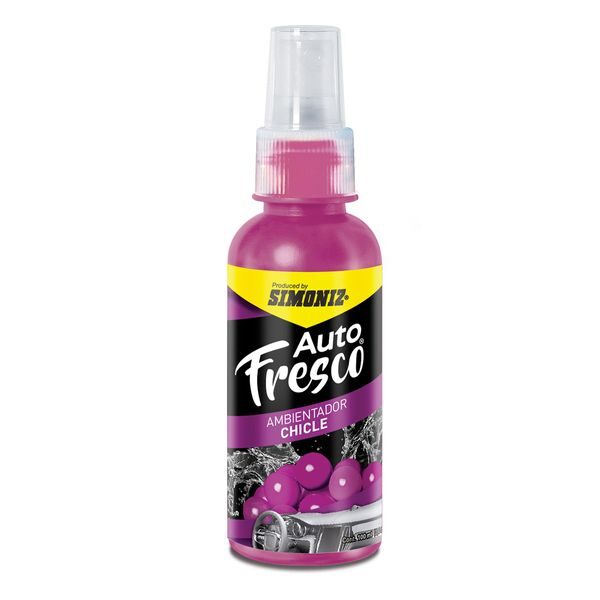 Ambientador en spray marca simoniz – aroma chicle