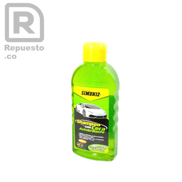 Shampoo con cera autobrillante  – Simoniz x600 ml -Envase plástico