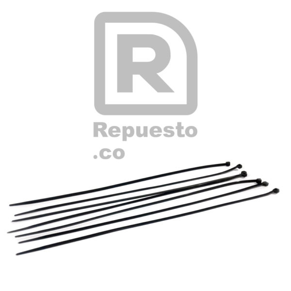 Abrazadera Plástica – Color Negro – 380 mm X 5 mm