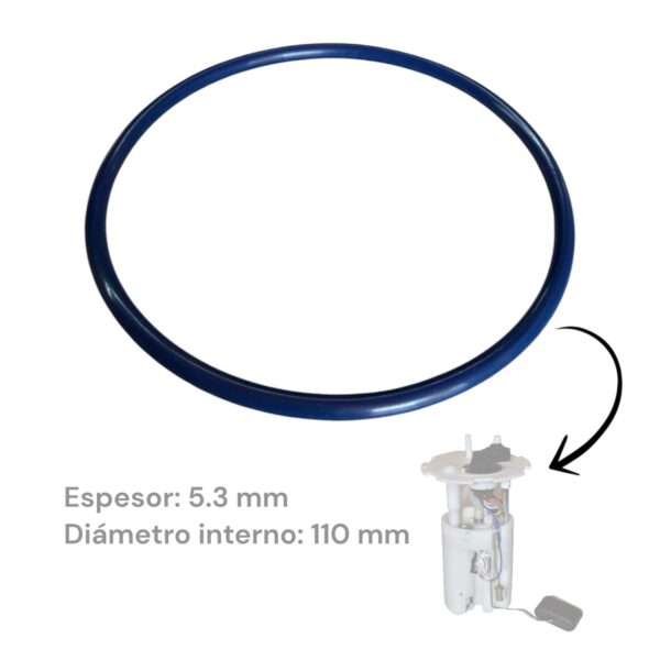 Empaque O-Ring Tapa Bomba de Gasolina Chevrolet Aveo Optra 96183170