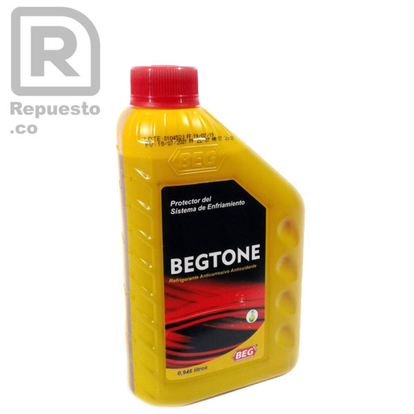 Refrigerante BEGTONE  – Color Rojo – 1/4 de Galón