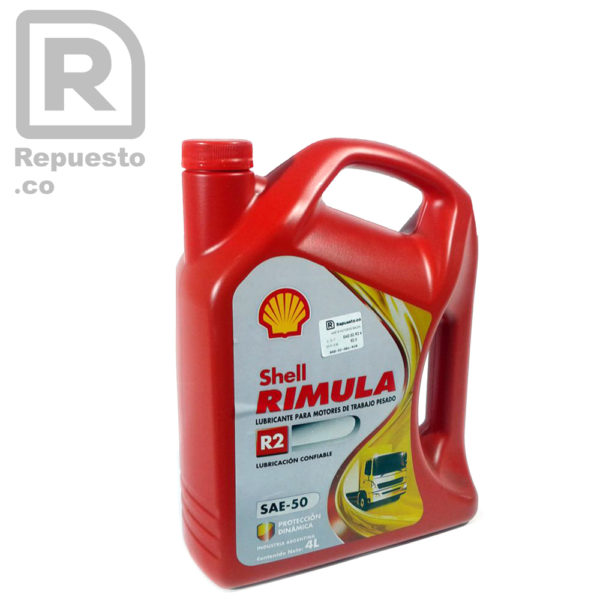 Aceite Para Motor – SAE-50 – Shell Rimula – 4 Litros