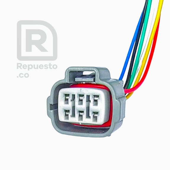 Conector Pacha 6 Pines Hembra / R-233