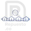 Empaque multiple admision Chevrolet Sonic 1.600c.c. FRACO