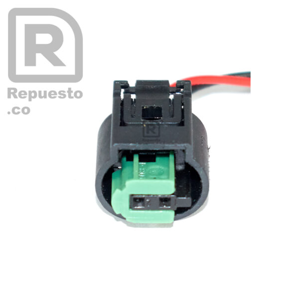 Conector Pacha Inyector Gasolina / 2 Pines / Hembra