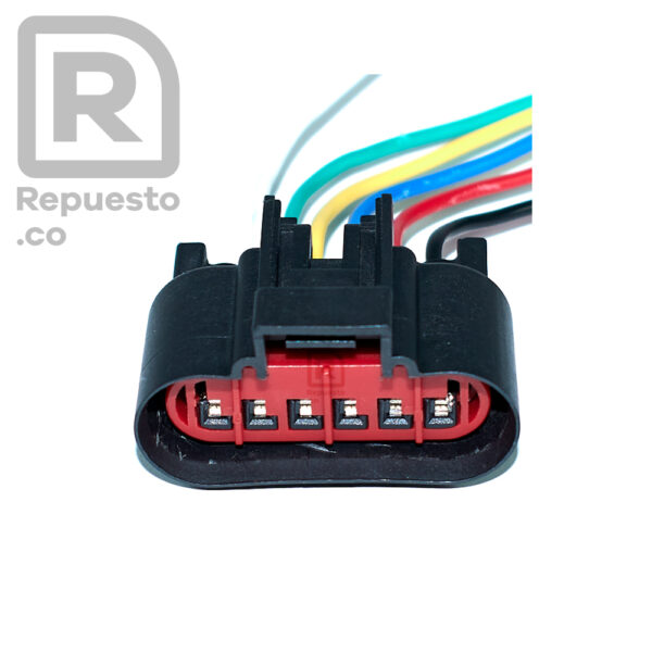 Conector Pacha 6 Pines Hembra R-230 Partes Electricas