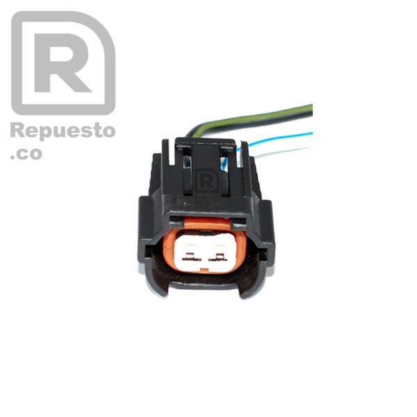 Conector Pacha Inyector Gasolina Hyundai, Kia, Mazda, Color Negro, R-300