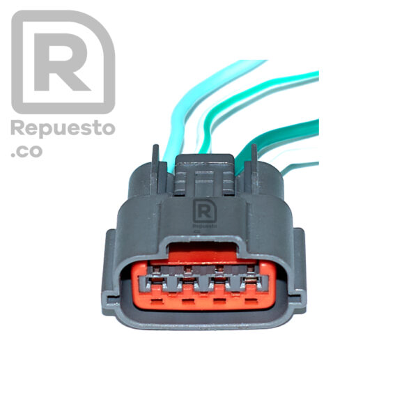 Conector Pacha Bobina encendido Mazda, Nissan, Mitsubishi, Hembra, R-343