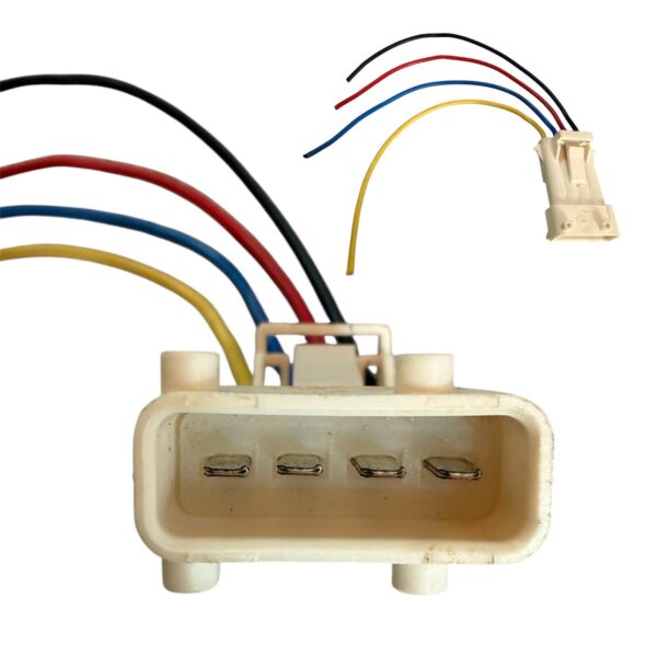Conector o Pacha sensor oxigeno Chana, Hafei, 4 Pines, Macho, R-180