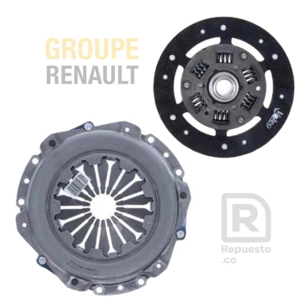 Kit clutch Renault Twingo, Logan, Sandero «180 mm» ORIGINAL