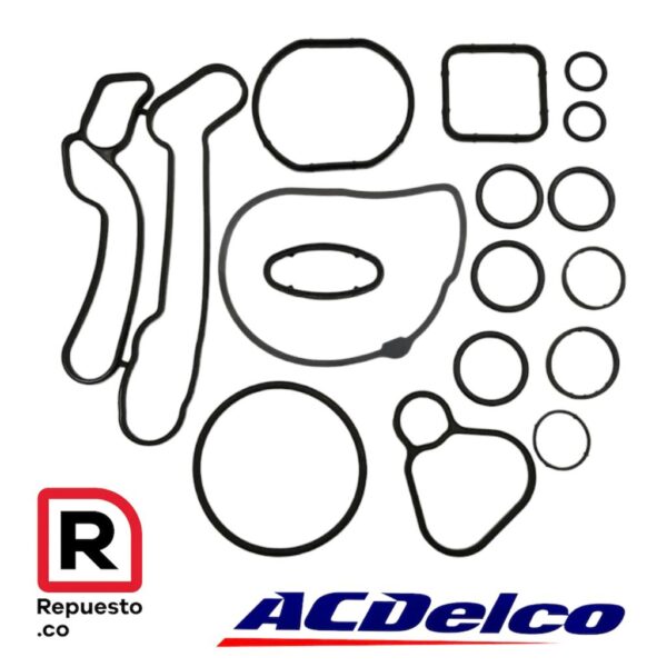 Juego empaques enfriador aceite Chevrolet Tracker / Sonic / Cruze – ACDelco