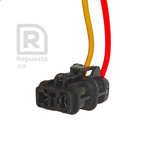 Conector Pacha Motoventilador Honda, 2 pines, Hembra, R-456